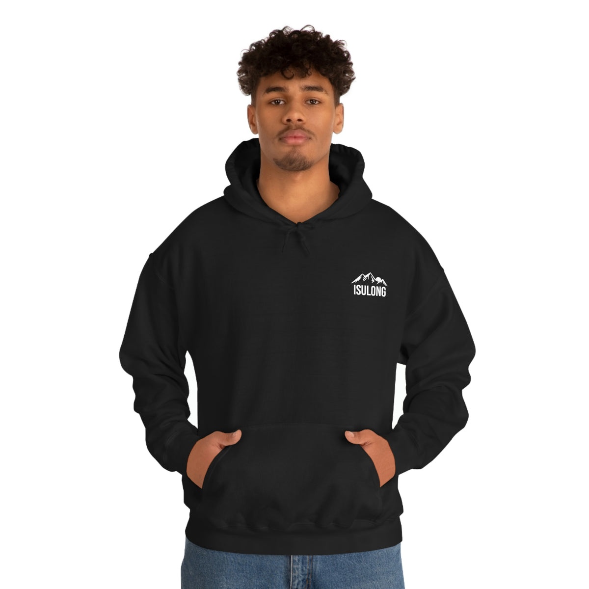 Isulong Logo Hooded Sweatshirt Black Unisex