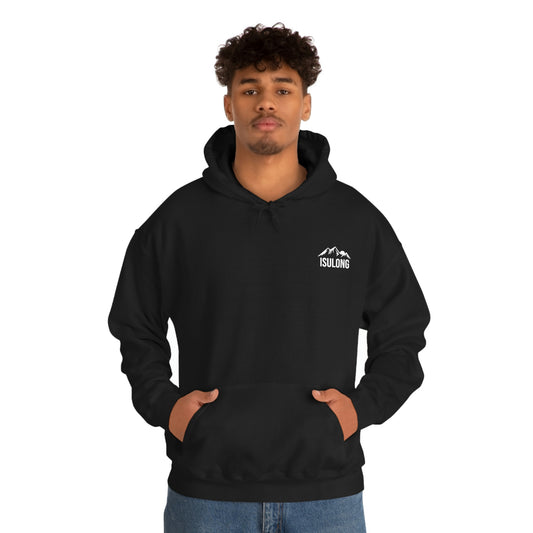 Isulong Logo Hooded Sweatshirt Black Unisex