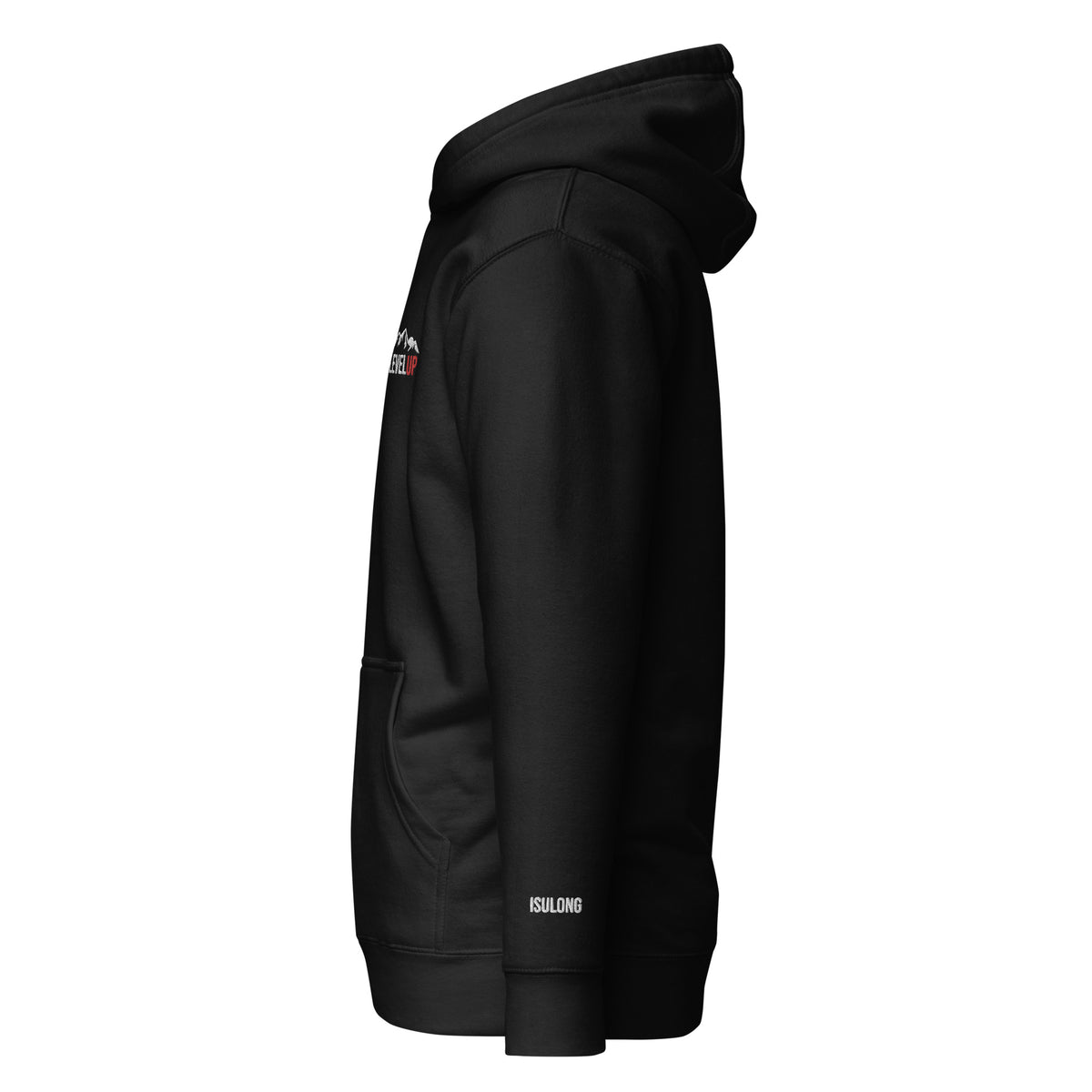 Embroidered Level Up Logo Hoodie Sweatshirt Unisex